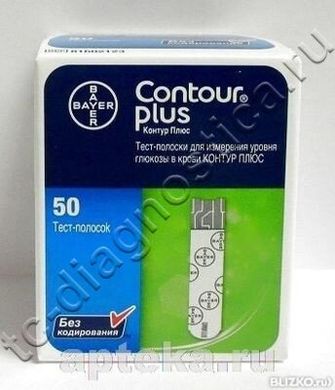 Тест полоски Контур Плюс Contour Plus 50 шт 30.07.2025 г.