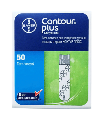 Тест полоски Контур Плюс Contour Plus 50 шт 30.07.2025 г.