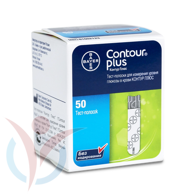 Тест полоски Контур Плюс Contour Plus 50 шт 30.07.2025 г.