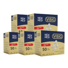 Тест смужки New Med Visio (Нью Мед Візіо) 50 шт 31.03.2025 г.