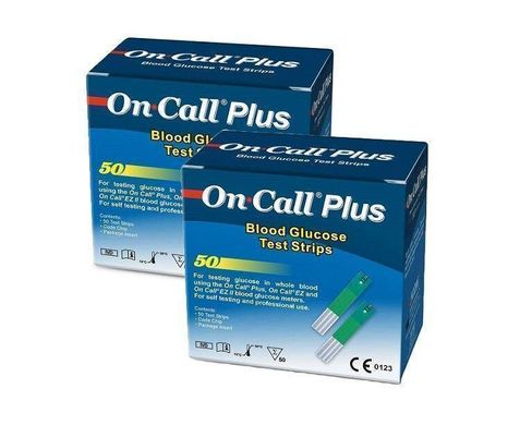 10 упаковок-Тест полоски On Call Plus (Он Колл Плюс) - 50 шт!! 30.05.2025 г.